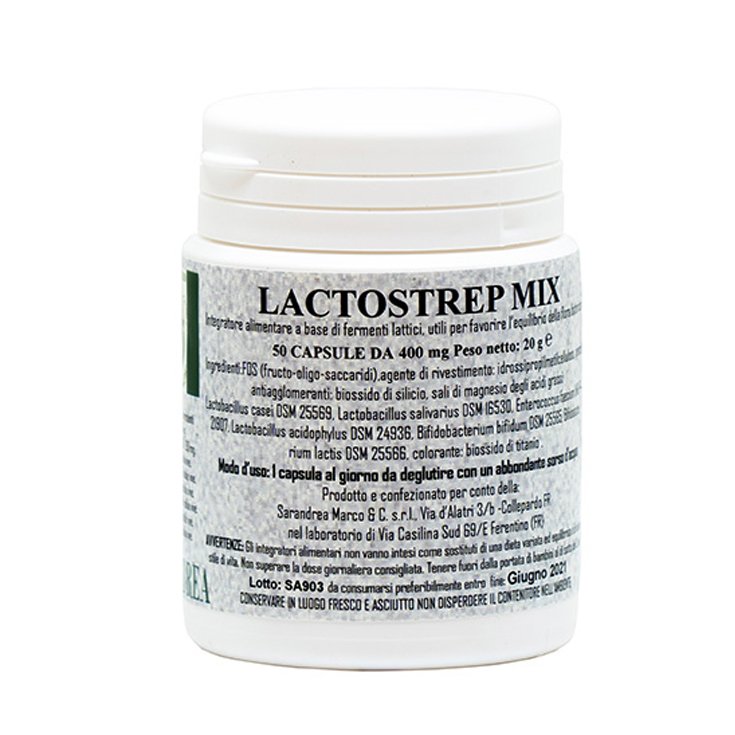 LACTOSTREP MÉLANGE 50CPS 500MG