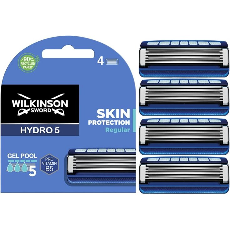 WILKINSON HYDRO 5 LAMES POUR PEAU 4PCS