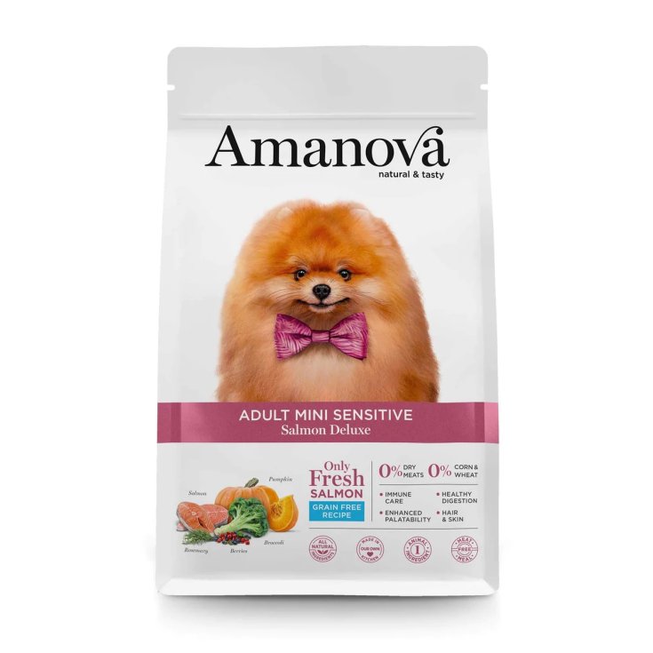 Adulte Mini Sensitive Onlyfresh Saumon Amanova 2Kg