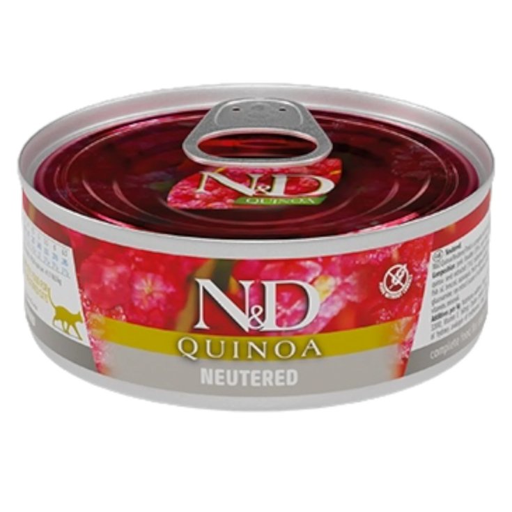 N&D CAT UM QUINOA PORC 80G
