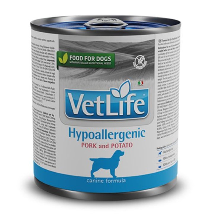 VET LIFE DOG HYP PORC&POT 300G