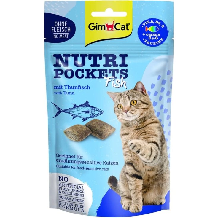 GIMCAT NUTRI POCHES POISSON TON