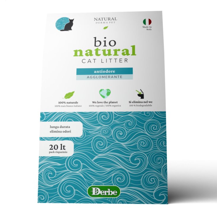 LITIÈRE NATURELLE DERMA POUR ANIMAUX 20L
