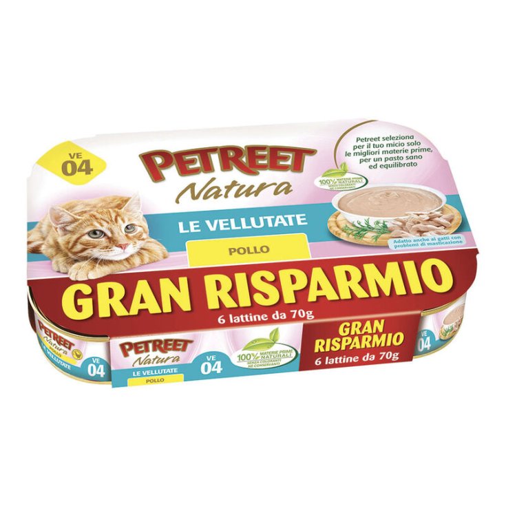 Petreet Natura Crèmes de Poulet 6x70g