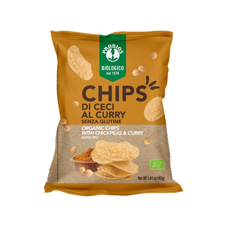 PROBIOS CHIPS POIS CHICHES CURRY 40G