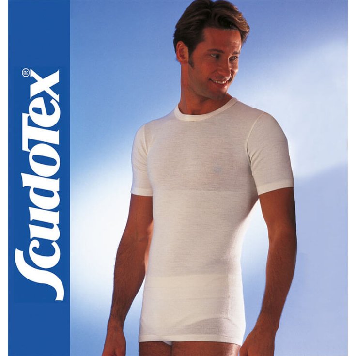 Chemise de ceinture blanche à manches mi-longues pour hommes Taille 4 Scudotex