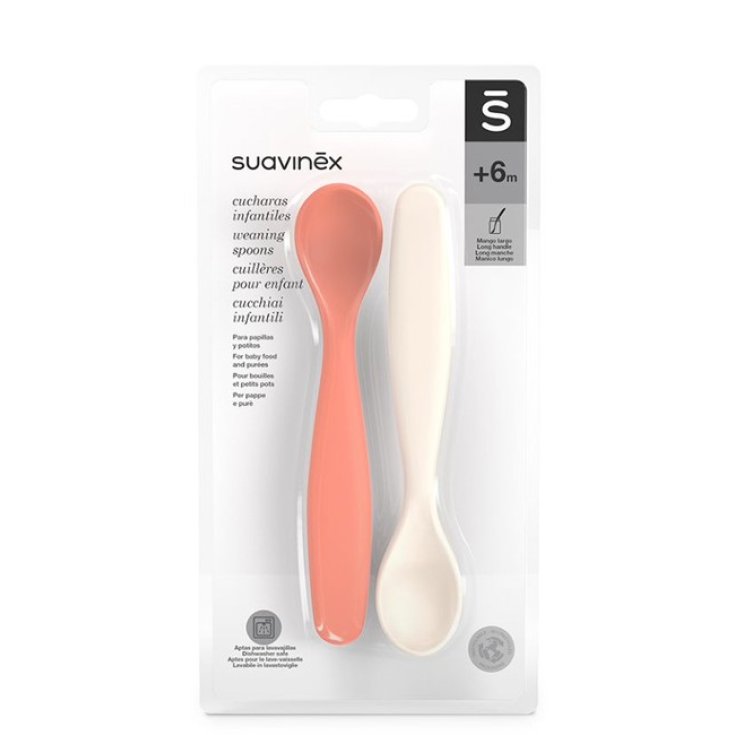 SUAVINEX GN CUILLÈRES ROSE 2PCS