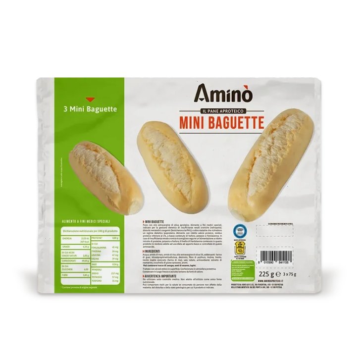 MINI BAGUETTE AMINÉE 3PCS