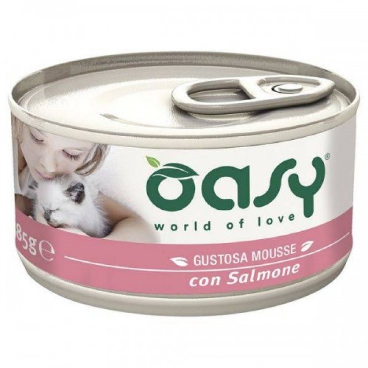 OASY WET CAT C MOUSSE SALM85G