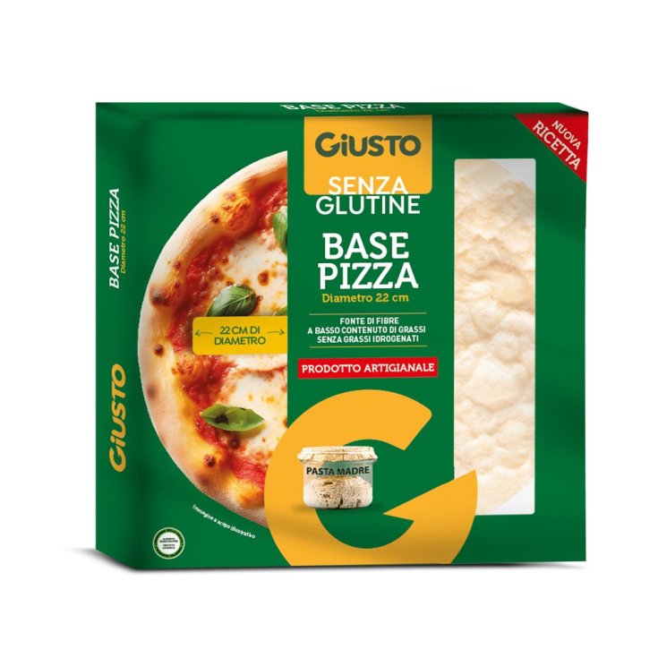 GIUSTO S/G BASE PIZZA 190G