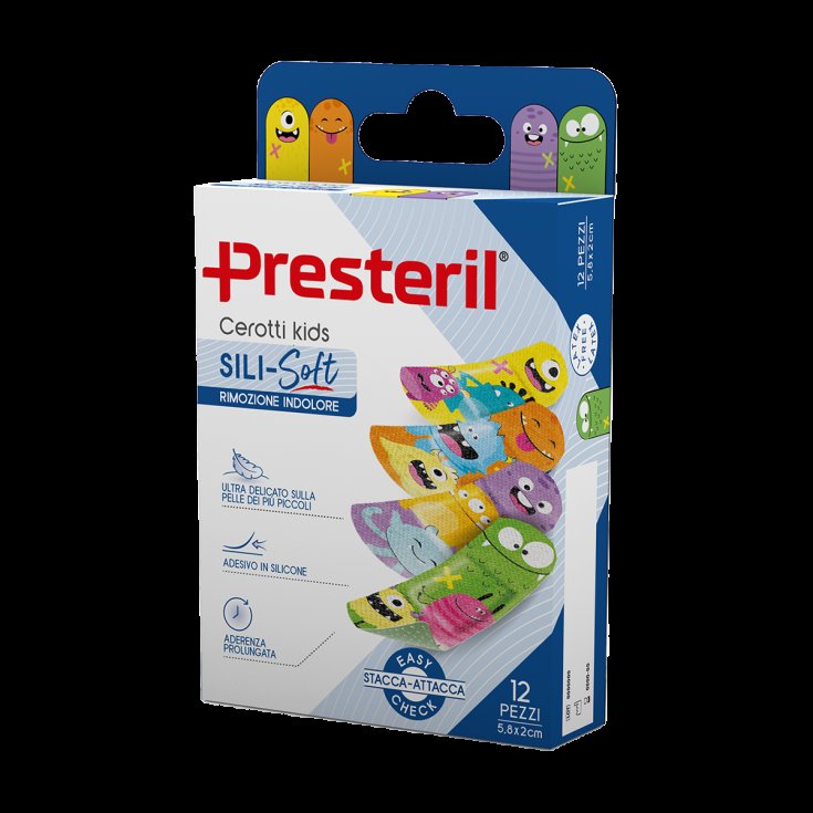 PRESTERIL SILISOFT KIDS 12PZ