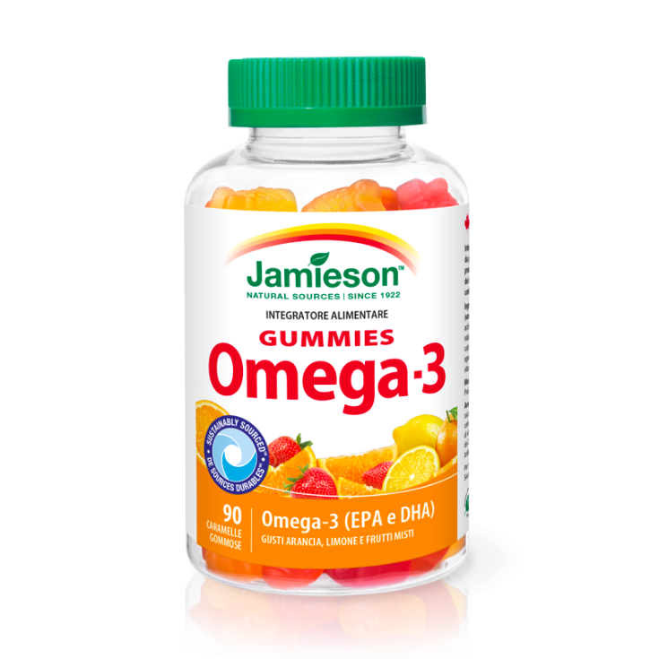 JAMIESON OMEGA 3 GUMM 90CARAM