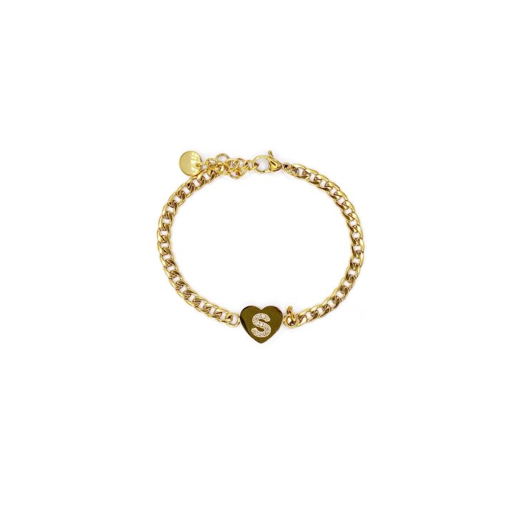 ABC BRACCIALE LETT S CAT ORO