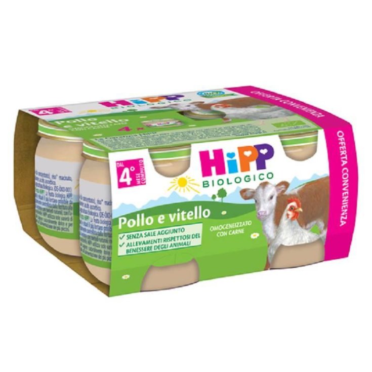 HIPP BIO OMOG POLLO VITEL4X80G