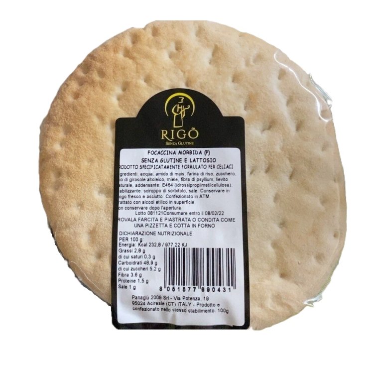 RIGO' FOCACCINA MORBIDA 100G