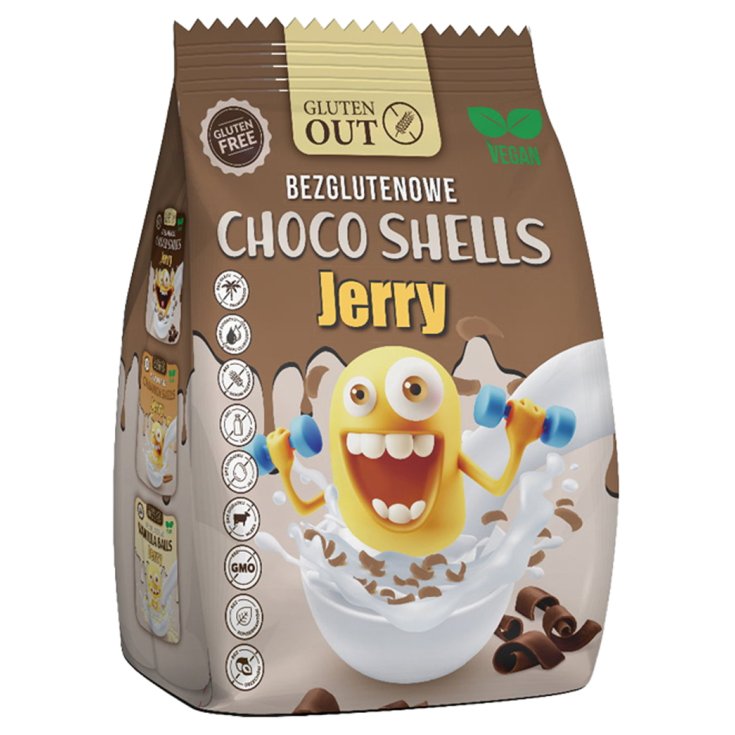 GLUTEN OUT CHOCO SHELLS JERRY