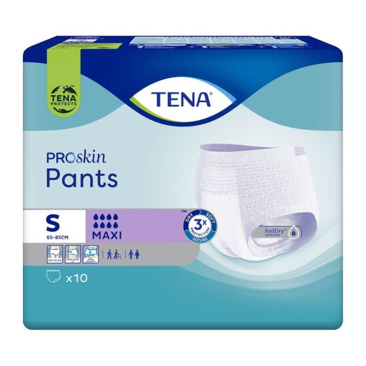 TENA PANTS PANN MAXI S 10PZ