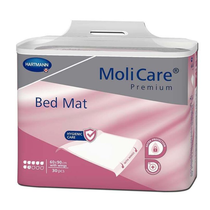 MOLICARE BED MAT 7GTT TRAV 30P