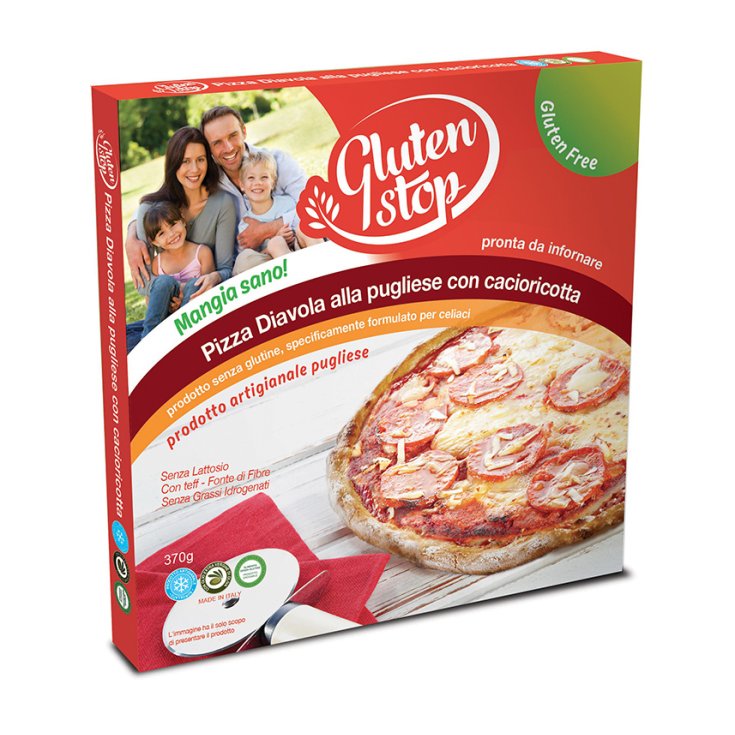 GLUTEN STOP PIZZA DIAVOLA 370G