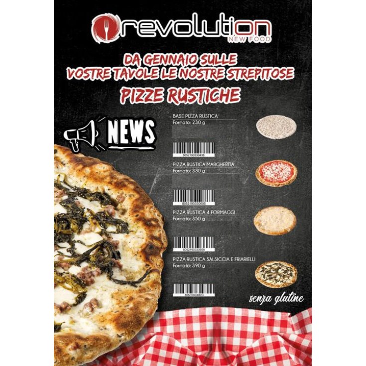 PIZZA RUSTICA 4 FORMAGGI 350G