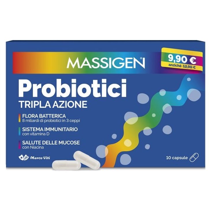 MASSIGEN PROBIOTICI 10CPS 24OS