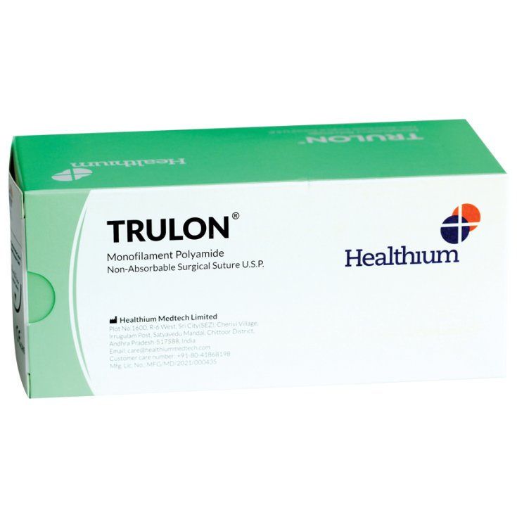 FILO SUTURA TRULON BLU 12PZ