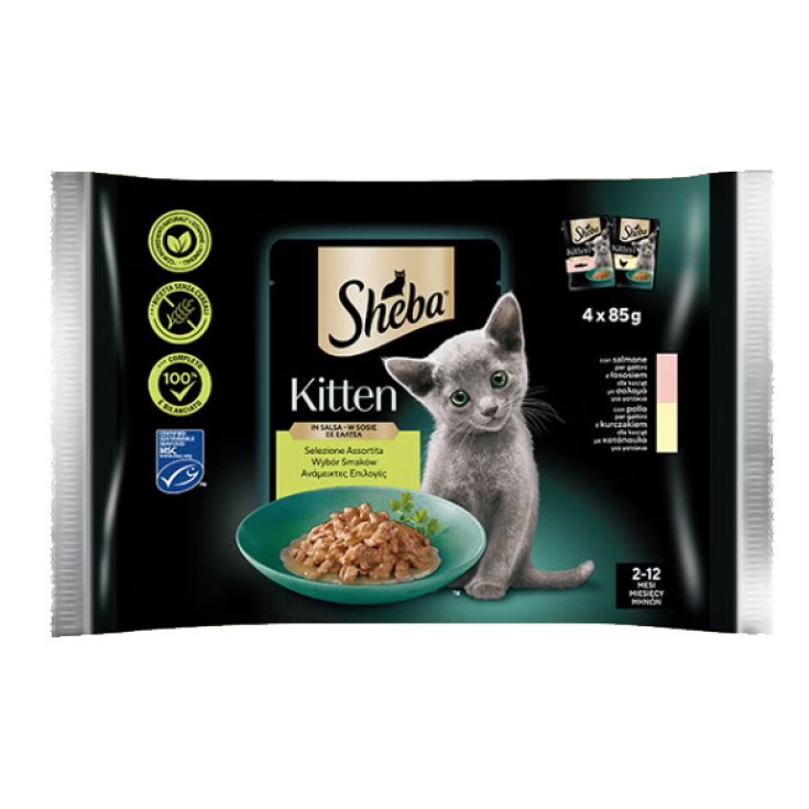 SHEBA POUCH KITTEN 85G 4PZ