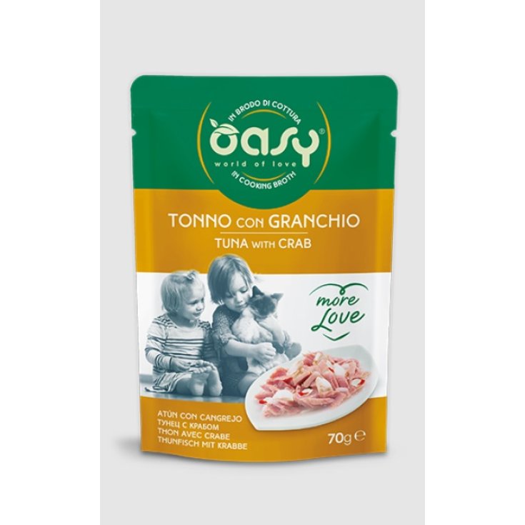 OASY WET CAT ML TONNO/GRANC70G