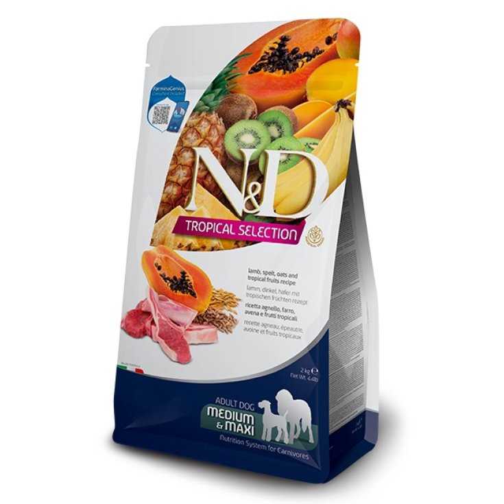 N&D DOG TROP S LAMB P M/MX10KG