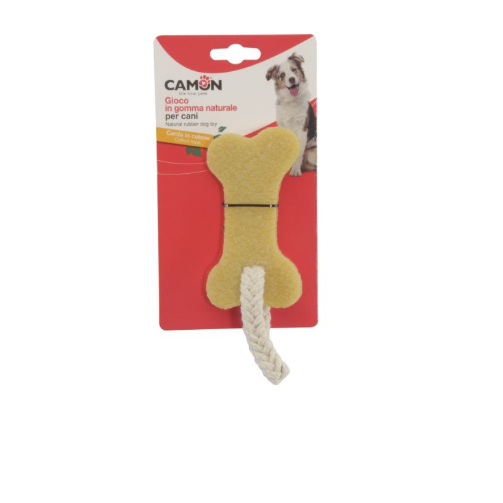 GIOCO CANE C/CORDA, OSSO GRANDE