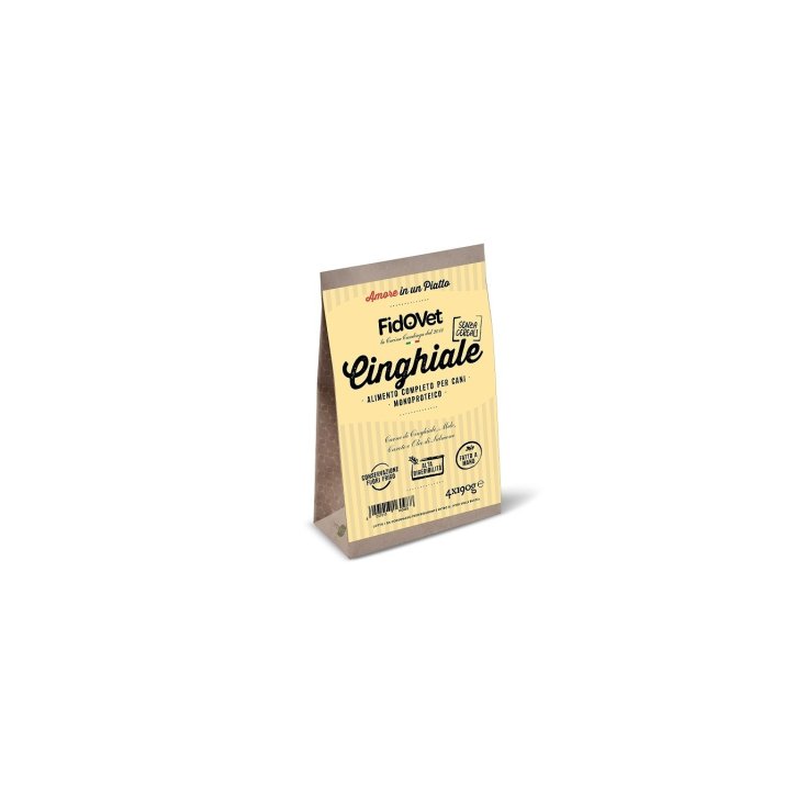 FIDOVET MENU FRESCO DOG CINGHIALE 4X190G