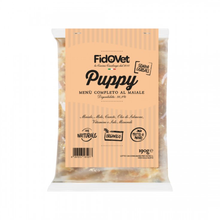 FIDOVET MENU FRESCO DOG PUPPY MAIALE 4X1