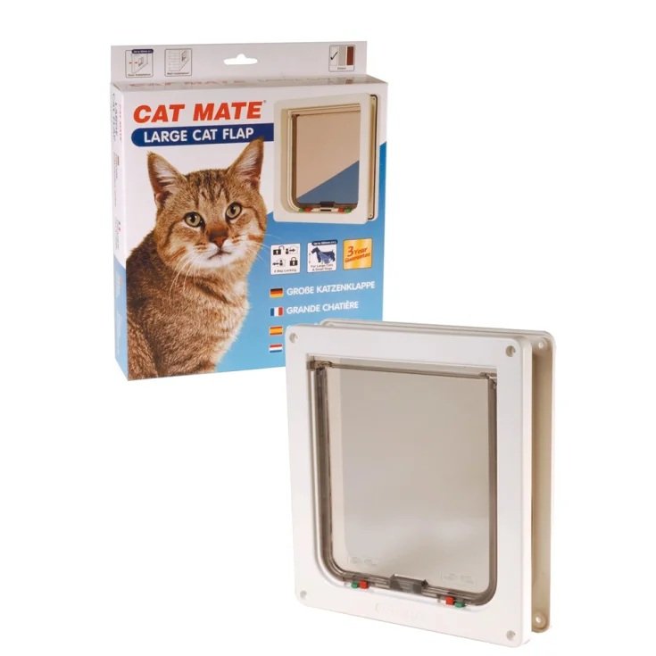 CAT MATE PORTA CON DOPPIO BLOCCO BIANCO