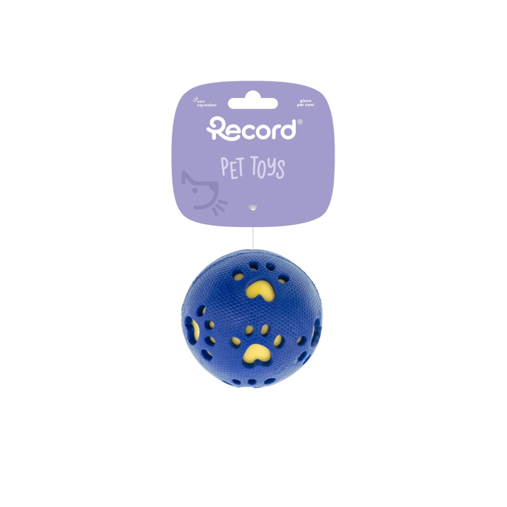 RECORD GIOCO PER CANI PALLA CON SQUEAKER