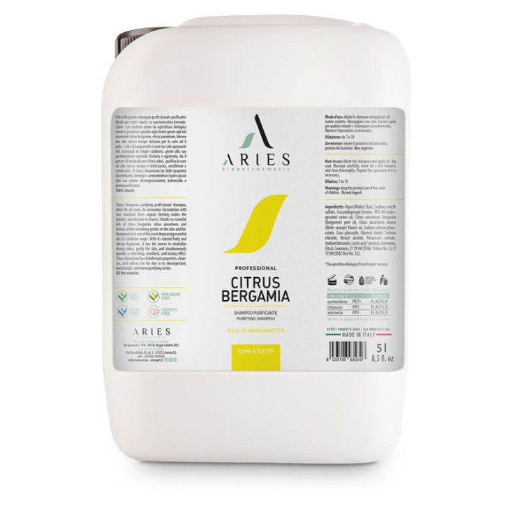 CITRUS BERGAMIA SHAMPOO PURIFICANTE 5 LI
