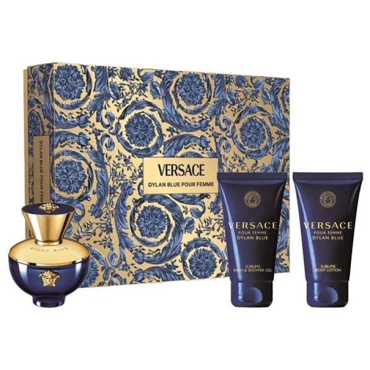 VERSACE KIT BLUE D EDP50+SG50+BL50