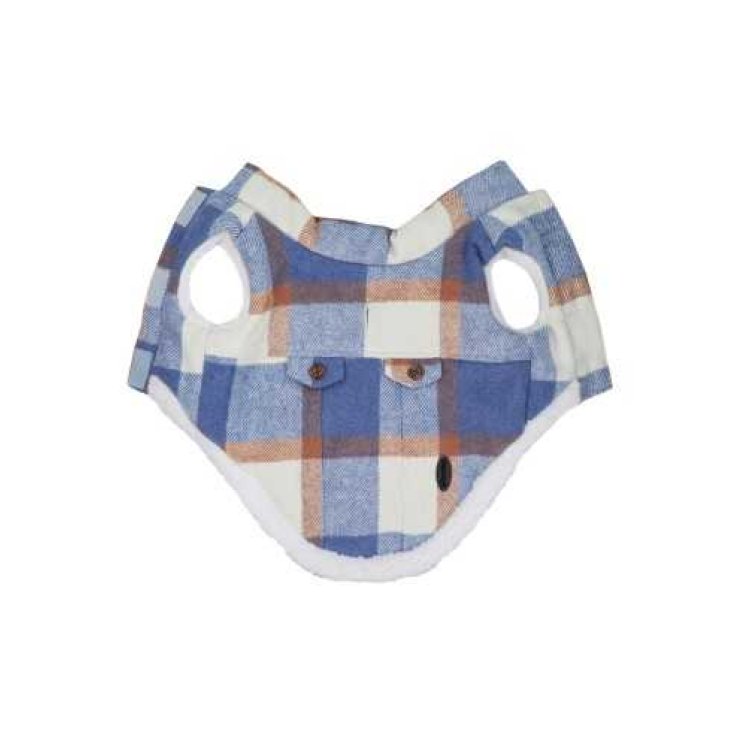 RECORD SCOTTISH CAPPOTTINO BLU,BIANCO MA