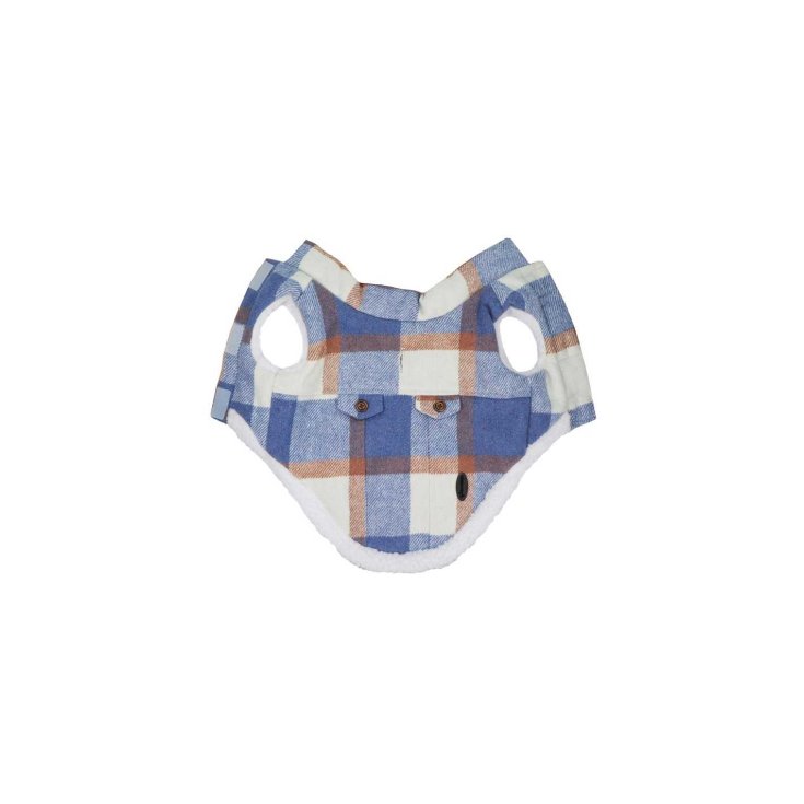 RECORD SCOTTISH CAPPOTTINO BLU,BIANCO MA