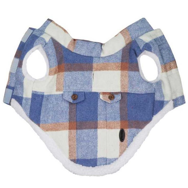 RECORD SCOTTISH CAPPOTTINO BLU,BIANCO MA