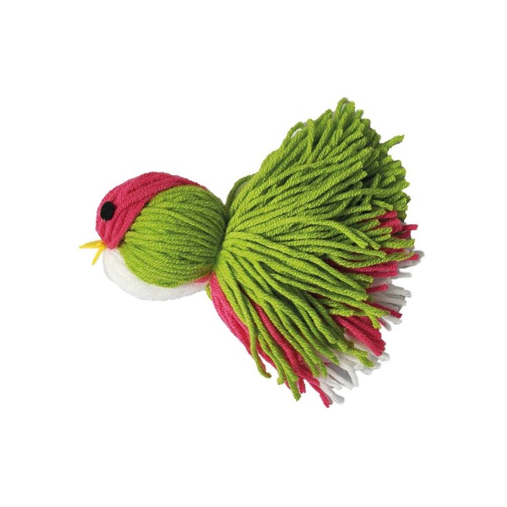 RECORD BIRDIE UCCELLINO VERDE 12CM