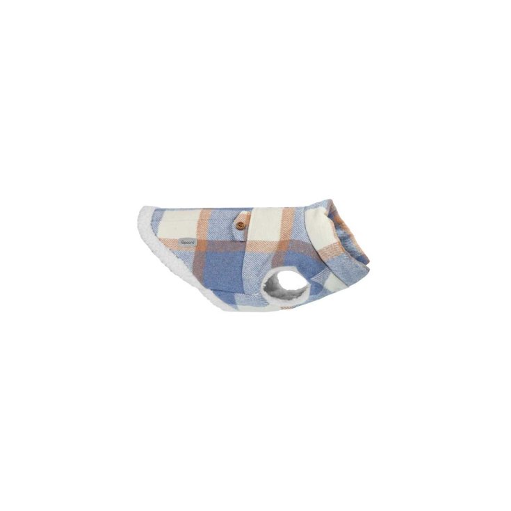 RECORD SCOTTISH CAPPOTTINO BLU,BIANCO MA