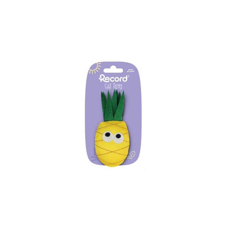 RECORD GIOCO GATTO-ANANAS GIALLO VERDE 1
