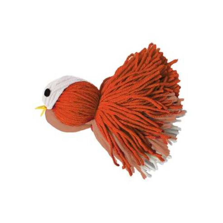 RECORD BIRDIE UCCELLINO ARANCIONE 12CM