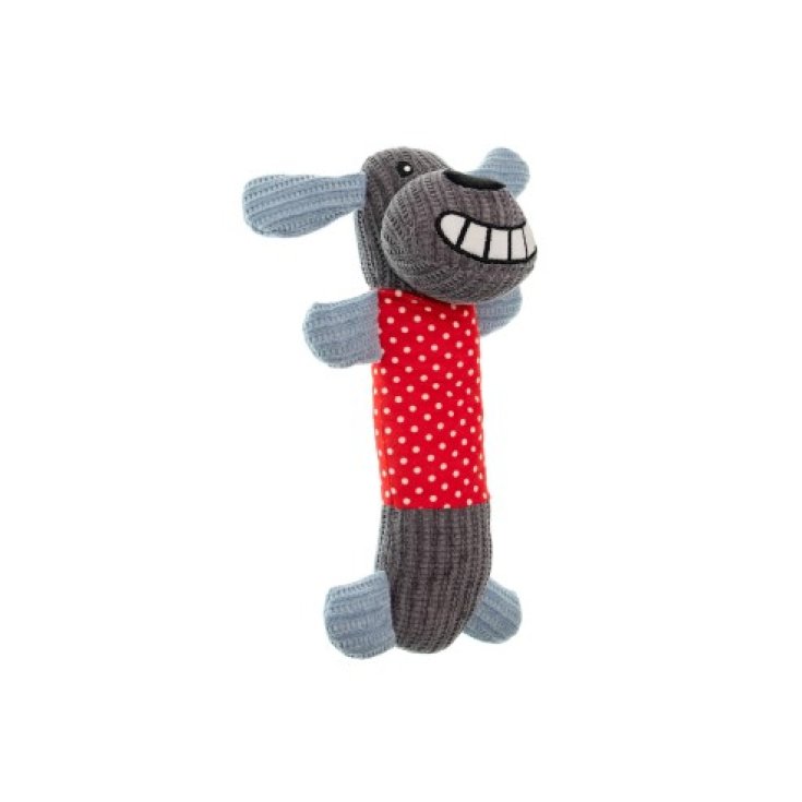 RECORD CALDO NATALE PELUCHE CANE RED POI