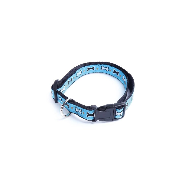 RECORD OSSICINI COLLARE NYLON AZZURRO 1,
