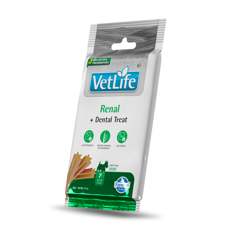SNACK DOG VET LIFE RENAL MINI 60 GR