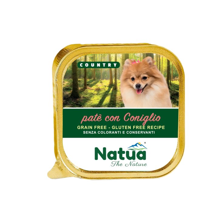 NATUA DOG COUNTRY CONIGLIO 100 GR