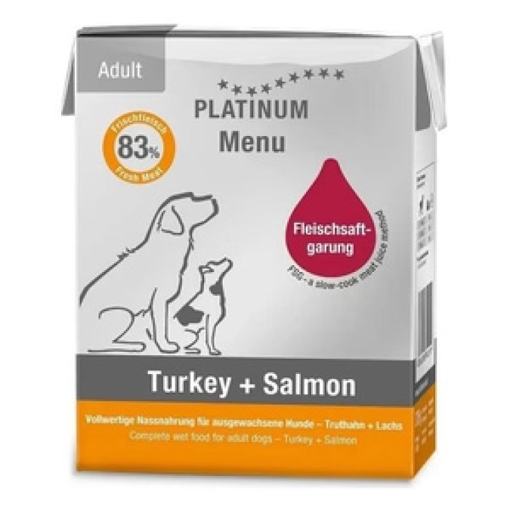 PLATINUM MENU TACCHINO E SALMONE 375G