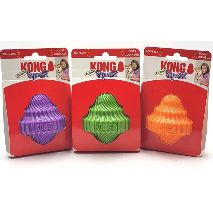 KONG SQUEEZZ ORBITZ SPIN TOP S-M