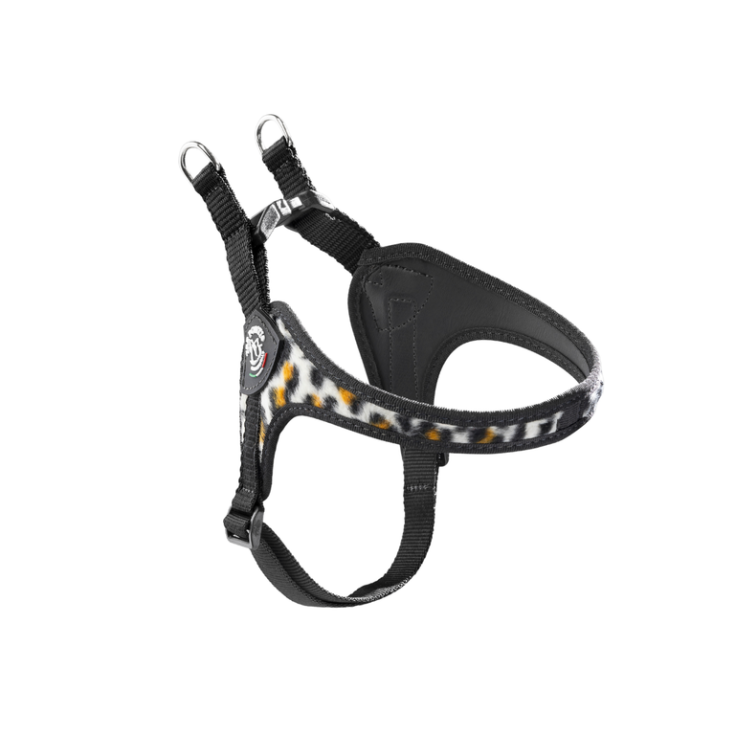 PETTORINA C/PELLICCIA MIS 2.5 LEOPARD NA